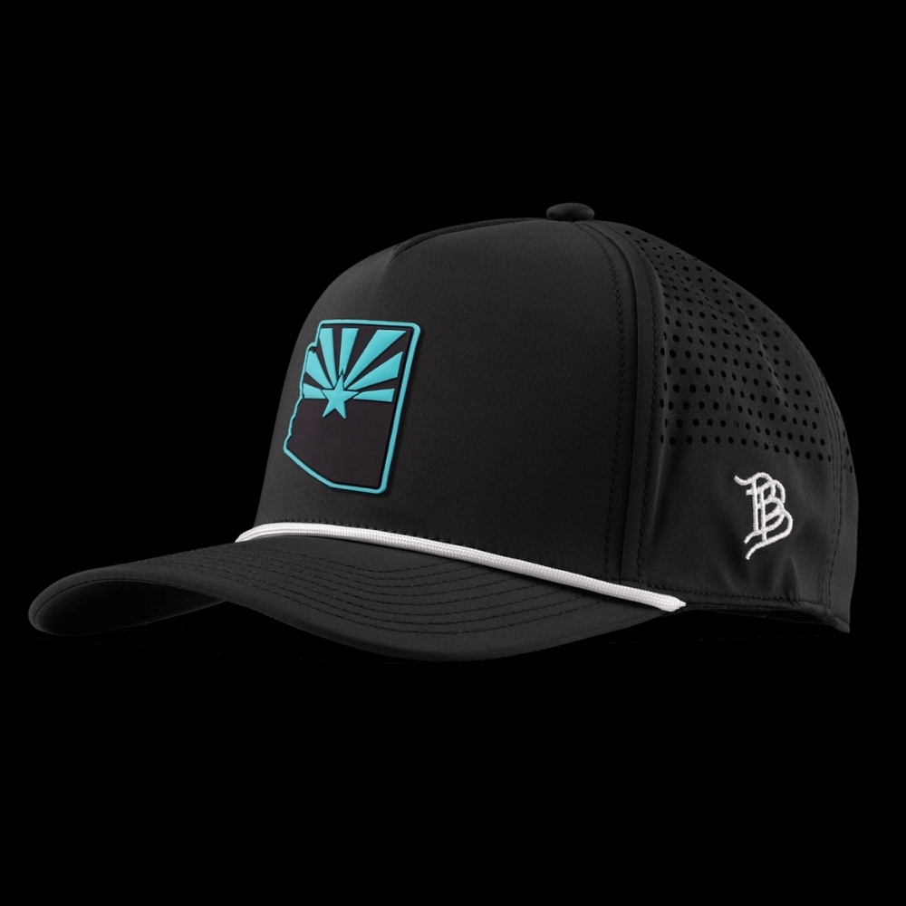 Branded Bills Arizona Turquoise Curved 5 Panel Rope Hat